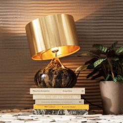 Lampe de table pivotante marron - Mamo Deluxe - Kare Design