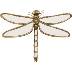 Déco murale miroir Libellule 37cm Kare Design